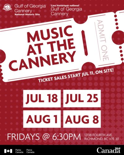 Music at the Cannery - Tickets Now on Sale!