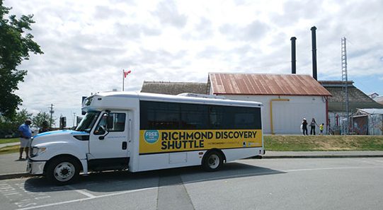 Take the Tourist Discovery Shuttle to Steveston for Free!