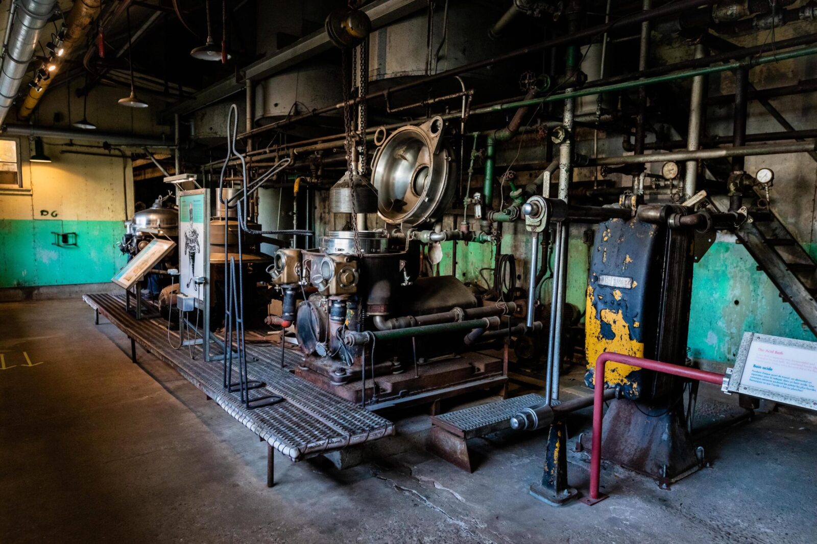 Separator machines in the Herring Reduction Plant