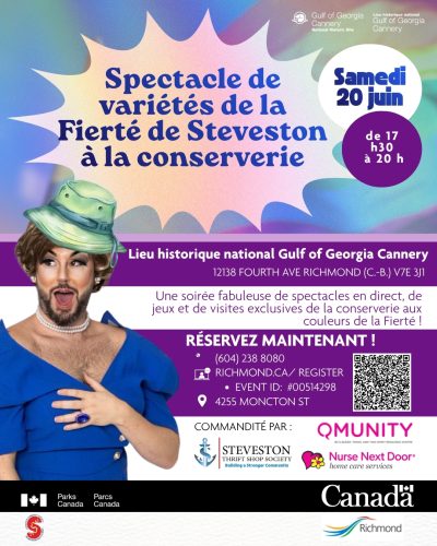 Spectacle de vari&eacute;t&eacute;s de la Fiert&eacute; de Steveston &agrave; la conserverie